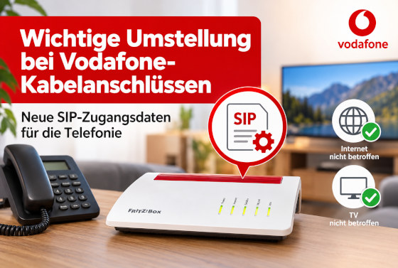 Telefonie muss bei eigenem Router angepasst werden